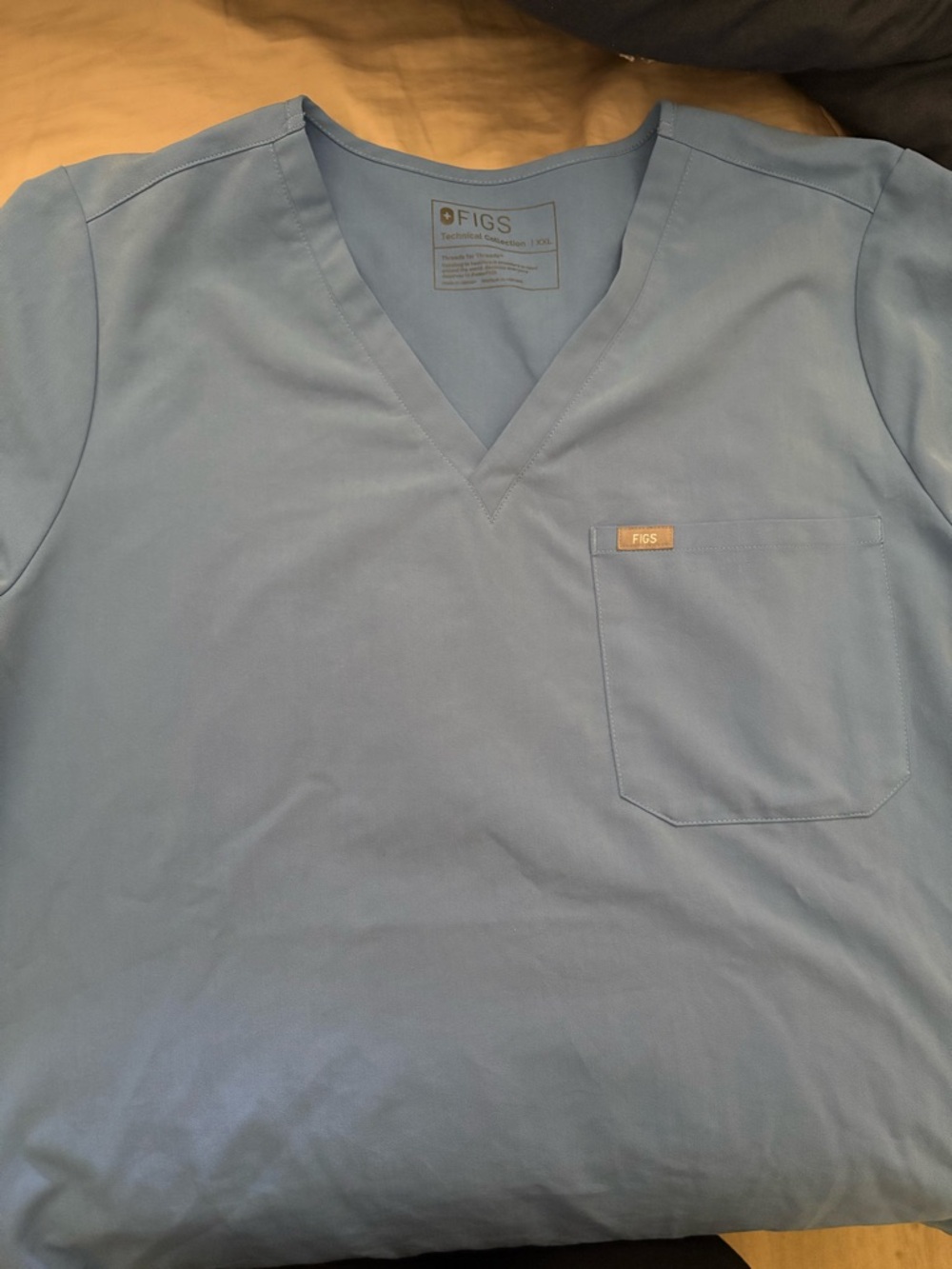 FIGS XXL Ceil Blue Scrub set